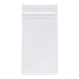 Plymor Zipper Reclosable Plastic Bags, 2 Mil, 3" x 5" (Case of 8000)