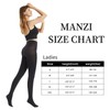 MANZI Women's 2 Pairs Super Opaque Tights for Women 120