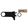Wake Sangyo WPS045 Pipe Bracket, Shelf Bracket, Black, Hole Diameter