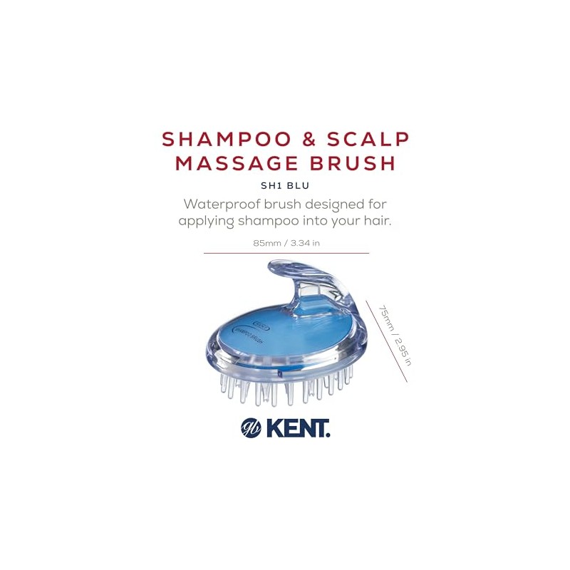 SH1 Shampoo and Scalp Massage Brush (Blue)