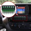 FXC Rocker Switch Aluminum Panel 6 Gang Toggle Switches Dash