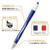 Vic ATX07BLUBX12 Oil Based Ballpoint Pen Atlantis EX 0.7 Blue