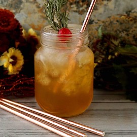 BarConic® Paper Straws - Copper Metallic - Pack of 100