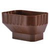 VYH 3x4 to 2x3 Gutter Downspout, Downspout to Downspout Adapter