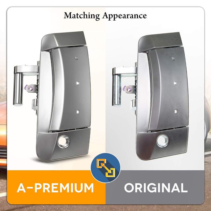 A-Premium Outside Exterior Door Handle Compatible with Nissan 350Z 2003-2009