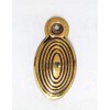 Antique Oval Beehive Design Door Lock Keyhole Escutcheon Various Finishes