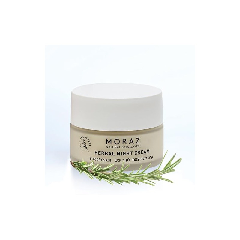 Herbal Night Cream - Dry Skin by Moraz for Unisex