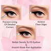 Angled Eyeliner Brush Slanted - Small Thin Winged Liner For