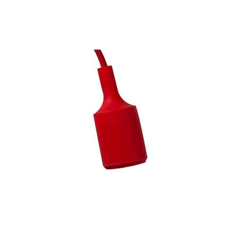 MiniSun - Contemporary ES E27 Red Designer Ceiling Suspension Rose