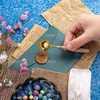 AUEAR, Wooden Handle Copper Wax Sealing Stamp Melting Spoon Seal