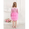 URMAGIC 2-7Y Toddler Girls Fall Winter Velvet Tulle Tutu Dresses