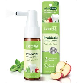 LAB52 Probiotic Oral Mist for Fresh Breath and Gum Health