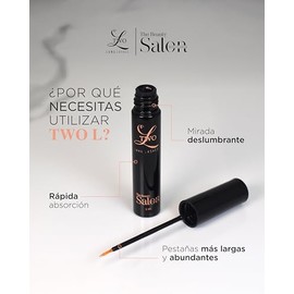 TWO - L, Serum para Pestañas - Acelera el Crecimiento de las Pestañas - Potenciador para Pestañas Más Fuertes y Voluminosas - Ingredientes Naturales