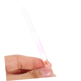 Mikinona Lightweight Double-Ended Glass Nail File 3pcs Manicure Tools Stylish Design Easy to Use