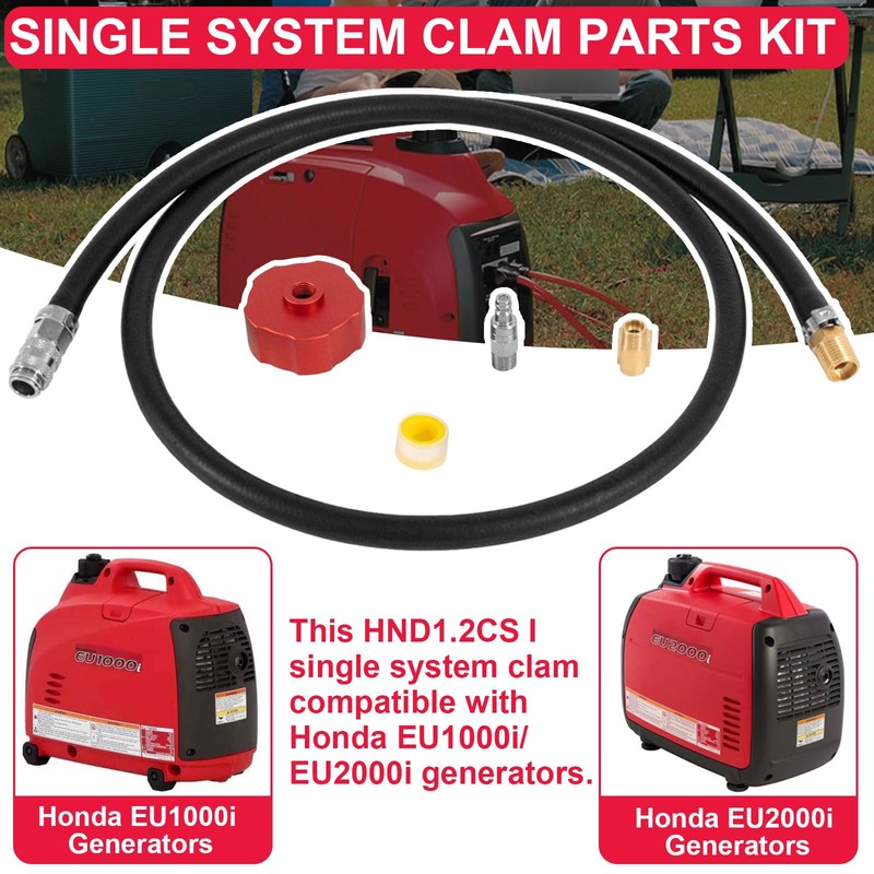 FOR HND1.2CS Single System Clam Parts Kit Fit for Honda