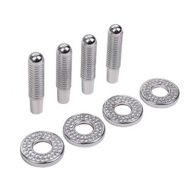 Fits Benz C E S Class W204 W205 W213 C217 Door Lock Pin / Ring Cover 8 Piece Replacement Dress Up