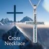 SHEAISRS Mustard Seed Necklace 925 Sterling Silver Cross Pendant for