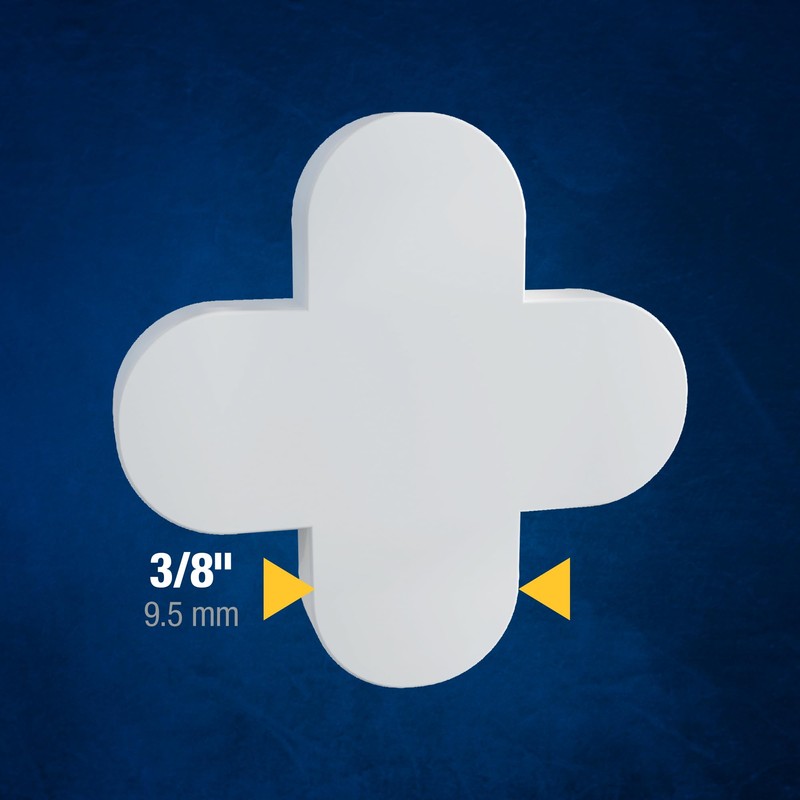 QEP 3/8" Traditional Flexible Tile Spacers (100-Pack)