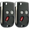 KeylessOption Keyless Entry Remote Fob Car Flip Ignition Key Replacement