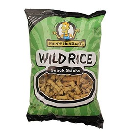 Happy Herbert's Food Company Wild Rice Snack Sticks 14 oz 12 Pack
