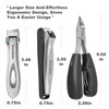 Norchan Large Nail Clippers Set, 5 Pcs Sharp Toenail and