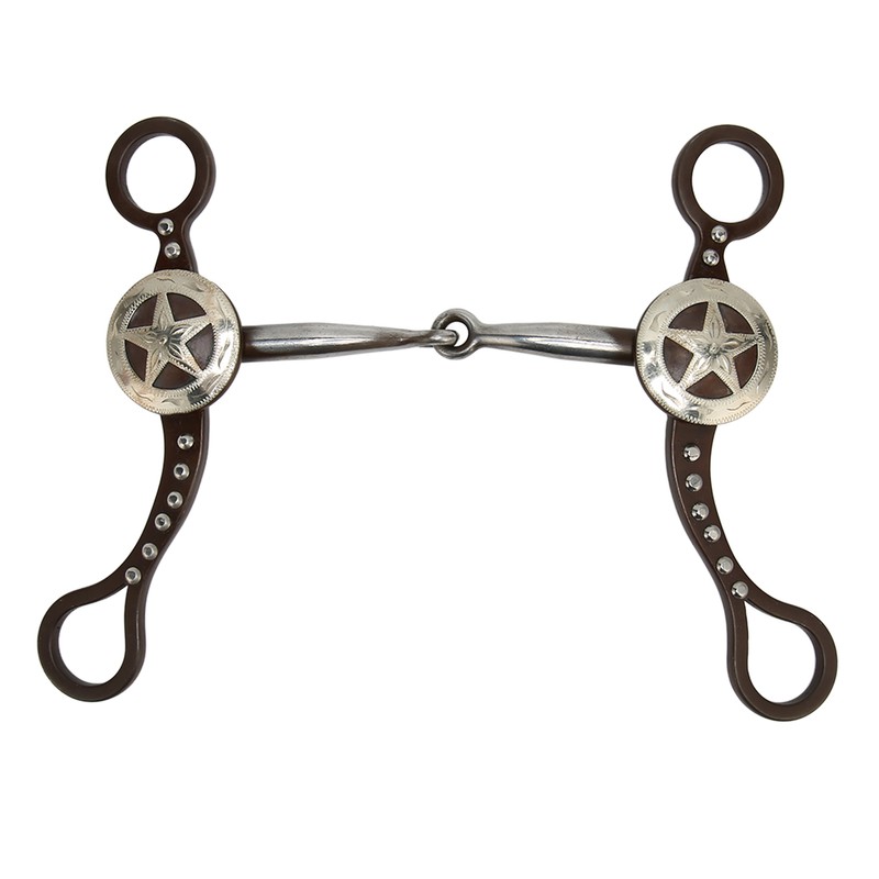 Horse Mouth Bit Hand Carved Antique Bronze Rustproof Stainless Steel