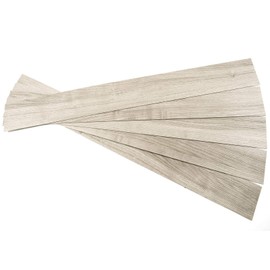 ROSEROSA Peel and Stick Engineered Polypropylene Floor Plank Acacia Wood Pattern Durable Flooring (ECK-705 : 5 Planks)