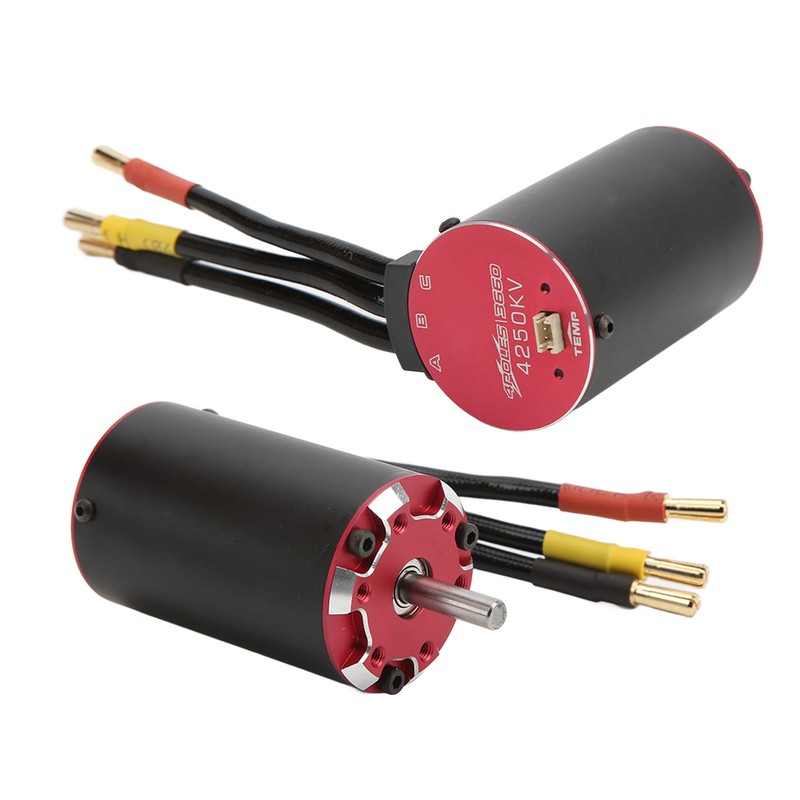 V2 3660‑4250KV Supersonic Brushless 4 Pole Motor with Temperature Sensor