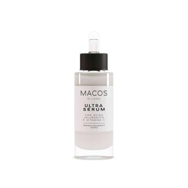 MACOS MILANO Ultra Serum 30 ml - Face Serum with Hyaluronic Acid and Vitamin C, Intense Moisturizing, Anti-Aging, Reduces Wrinkles and Spots, Lifting Effect for Glowing Skin