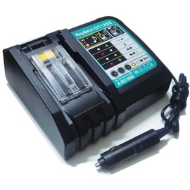 Compatible with Makita DC18SE 18 Volt Li-ion Nickel Metal Hydride Optimum Automotive Charger, Blue Vehicle Charger,The car Battery Charger compailble with Makita 18V Battery