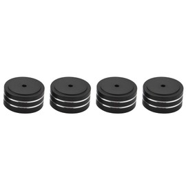 Aswalling 4Pcs 40X20Mm Aluminum HiFi AMP Speaker Isolation Stand Turntable Feet Pad