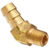 Anderson Metals 07045-0804 Brass 1/2?Inch Hose Barb x 1/4?Inch Male