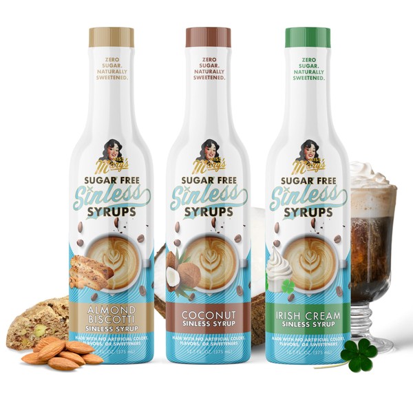 Miss Mary's Sinless Syrups Morning Vacay Collection- Almond Biscotti, Irish