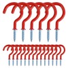 Screw Hooks Cup Hooks Screws Vinyl Coated Multi-Purpose Hooks 2