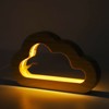 Wood Carving Lamp Wooden Hollow Design USB Powered Embedded 3D