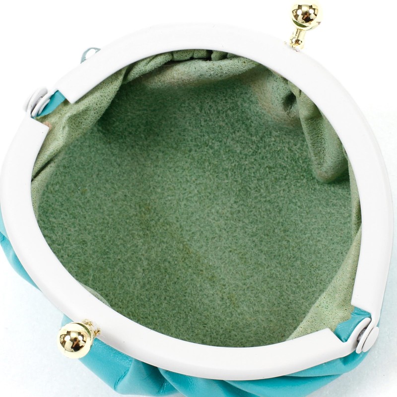 Kitamura PH0759 Coin Purse, turquoise/white [green] 35901, One size
