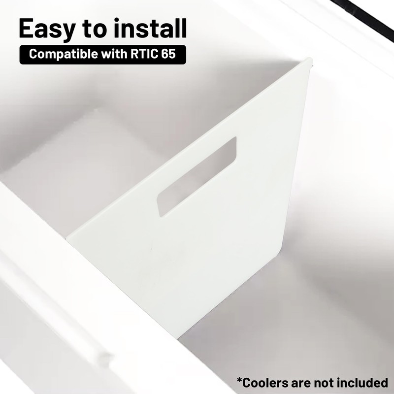Omoojee Cooler Divider Compatible with RTIC 65 Gallon Coolers, Cutting