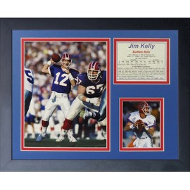 Legends Never Die "Jim Kelly" Framed Photo Collage, 11 x 14-Inch, Black