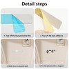 DUJEQM Magnetic Boards for Walls 3 Pcs - Frameless Stainless