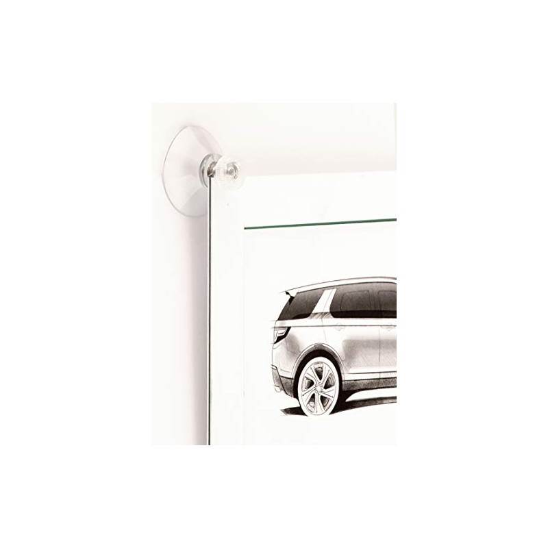 4 x suction cup ø 40mm with M4 Thread V2A,