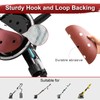 Szarint 50 PCS 9 Inch 6 Hole Hook and Loop