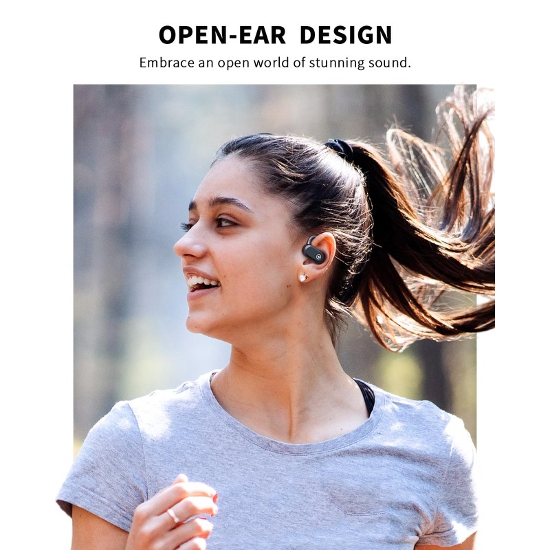 CXK Open Ear Bluetooth 5.4 Headphones Wireless Earbuds with 60Hrs