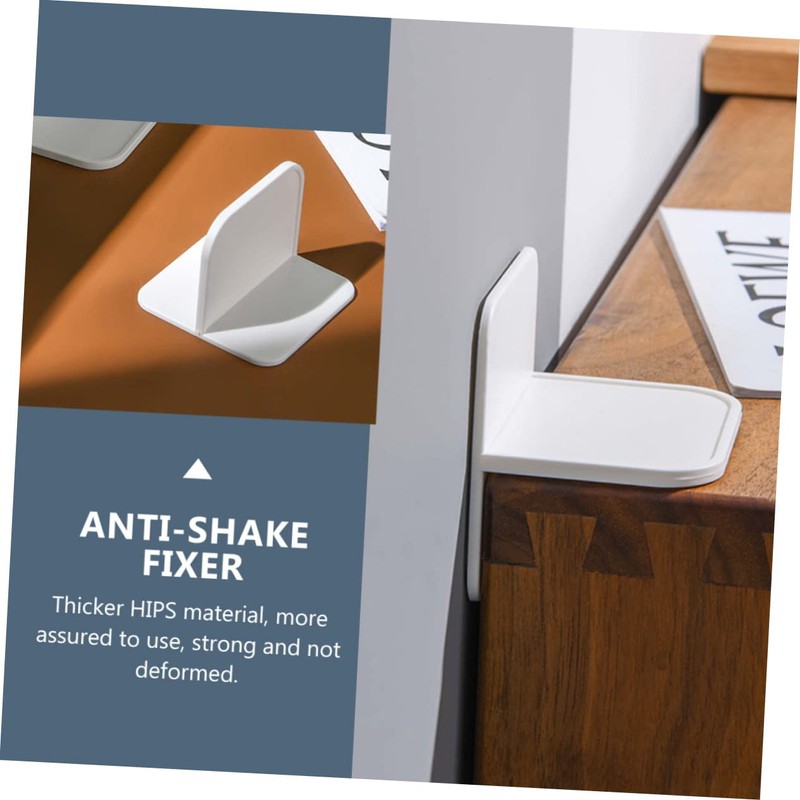 Operitacx 2 Sets Tilt Protection Anchors Childproof Cabinet Locks for