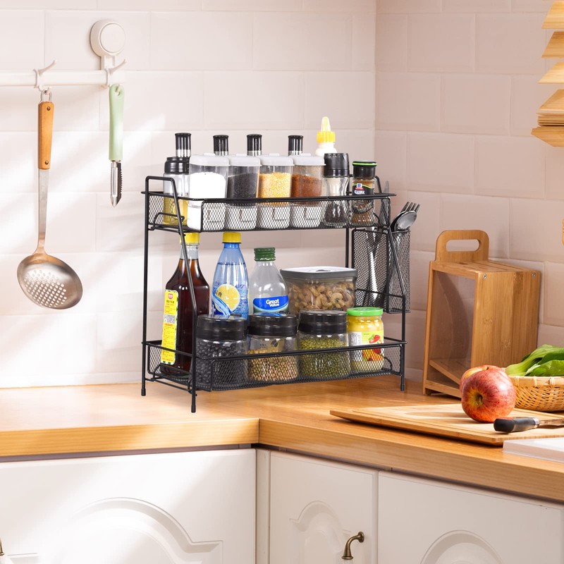 LEMIKKLE Large Countertop organizer for bathroom counter, bathroom organizers and