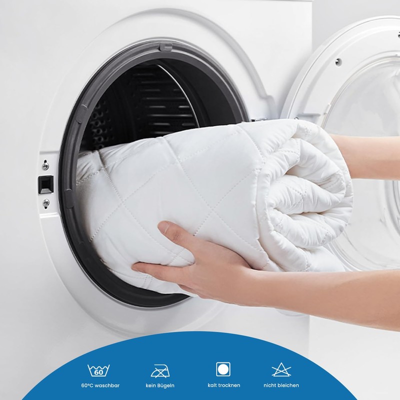 Livessa Quilted Mattress Topper 90 x 200 Waterproof