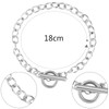 30 Pieces Bracelet Chains with OT Toggle Clasp Bracelet Link