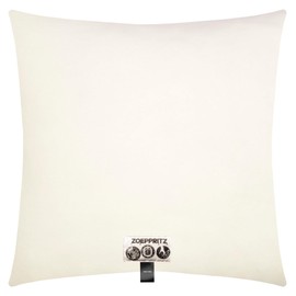 Zoeppritz 702291-010-50x50 Soft Fleece Cushion Cover with Distinctive Cashmere Handfeel, Colour: 010 Off-White, Easy Care, Suitable for Allergy Sufferers, Dimensions: 50 x 50 cm