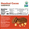 Olyra Hazelnut Cocoa Sandwich Breakfast Biscuits, Healthy Snacks for Adults
