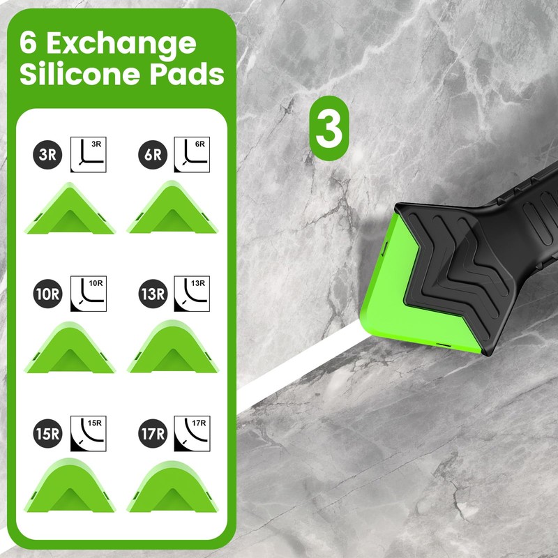 Goopreen 5 in 1 Caulking Tool Silicone Caulking Grout Removal