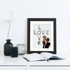 SNXJWA Black 8x10 Picture Frame with Mat for 6x8 Display,